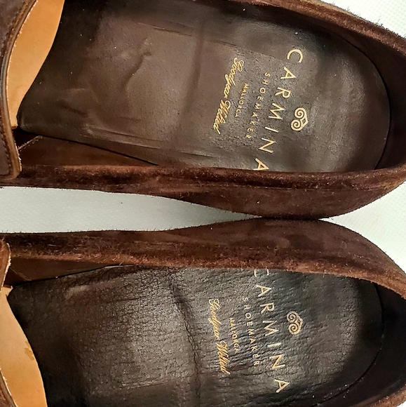Carmina Brown Suede Loafer